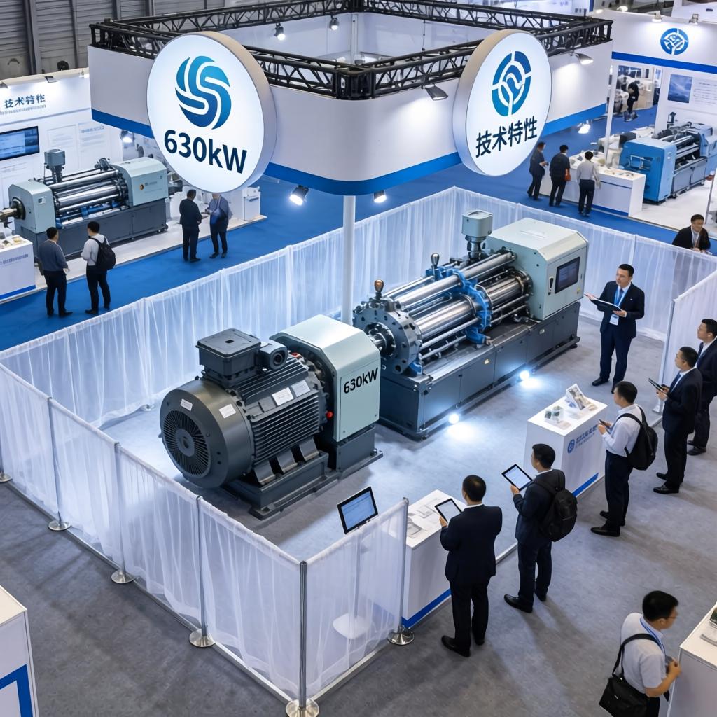 K展上这台630kW电机火了,挤出机能耗60%竟被它改写? K展上这台630kW电机火了,挤出机能耗60%竟被它改写?第三张图