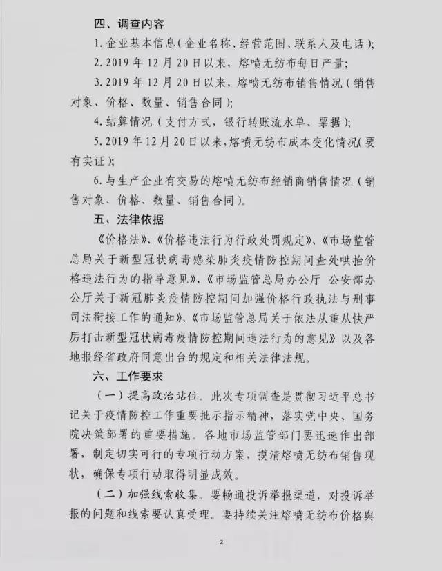 特急文件:国家针对熔喷布价格展开专项调查(图5) 1583995927588143.jpg