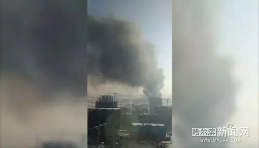1582095639640674.png 哈尔滨一塑料颗粒厂仓库起火 消防救援数小时(图4)