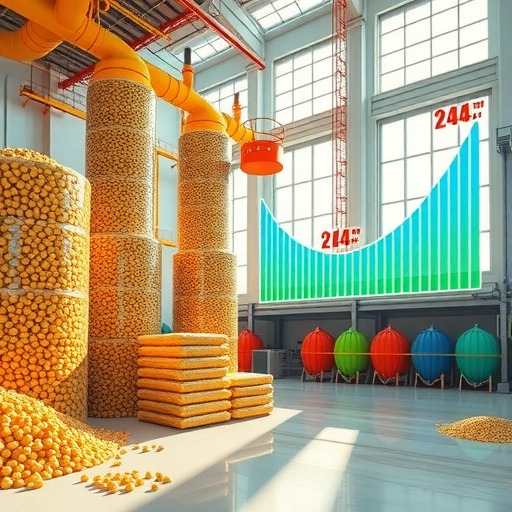 2022年全球生物塑料产量将增至244万吨(图1)