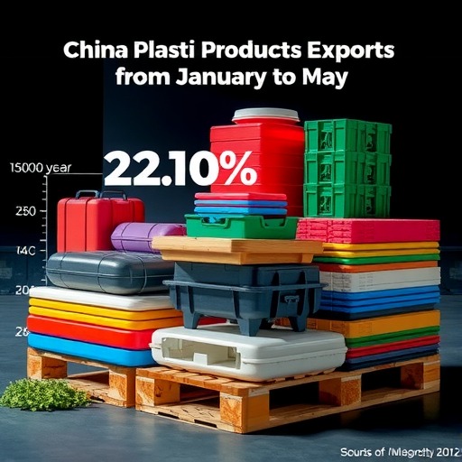 1~5月中国塑料制品出口1069亿元 同比增长22.1%(图1) 1~5月中国塑料制品出口1069亿元 同比增长22.1%(图1)