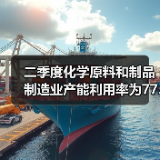 二季度化学原料和制品制造业产能利用率为77...（图2）