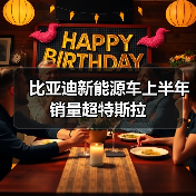 比亚迪新能源车上半年销量超特斯拉（图1）