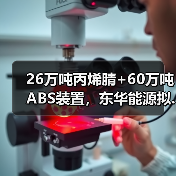 26万吨丙烯腈+60万吨ABS装置，东华能源拟...（图1）