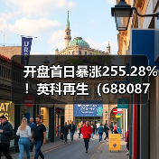 开盘首日暴涨255.28%！英科再生（688087）九...（图1）