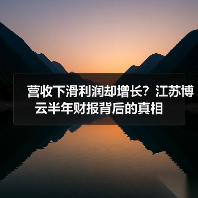 营收下滑利润却增长?江苏博云半年财报背后的真相(图2) 营收下滑利润却增长?江苏博云半年财报背后的真相(图2)