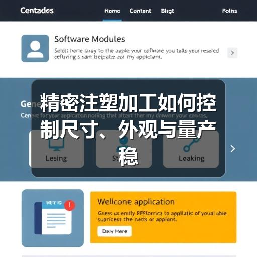 精密注塑加工如何控制尺寸、外观与量产稳定性(图1) 精密注塑加工如何控制尺寸、外观与量产稳定性