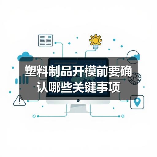 塑料制品开模前要确认哪些关键事项(图1) 塑料制品开模前要确认哪些关键事项