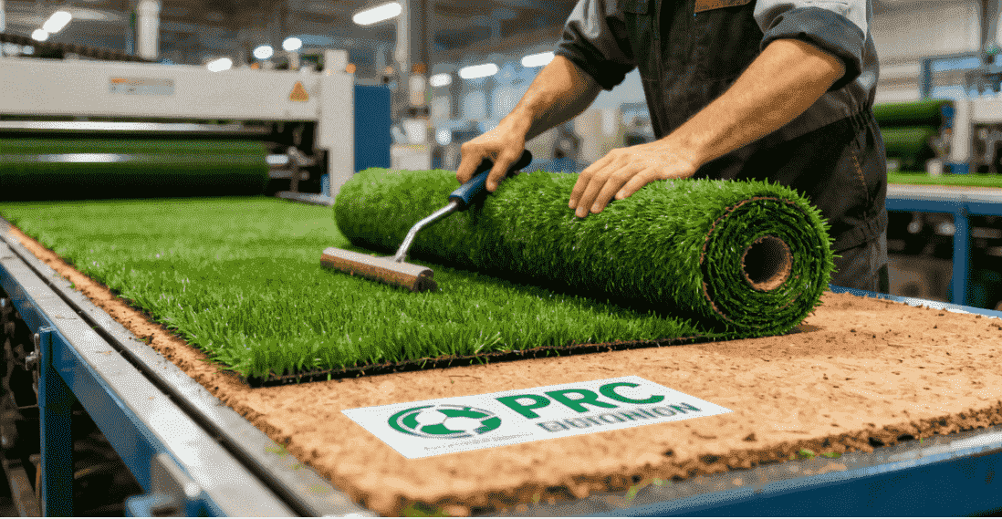 晟胜塑料携手国内头部人造草坪企业 共建 PCR 材料应用生态圈(图2)